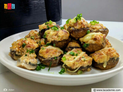 Air Fryer Stuffed Mushroom Recipe