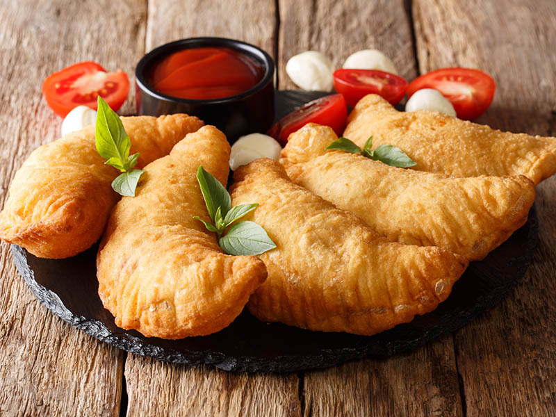 Deep Fried Italian Dough Pockets