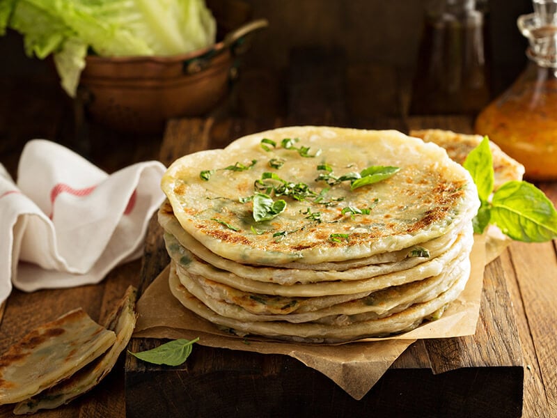 Pan Fried Scallion Pancakes