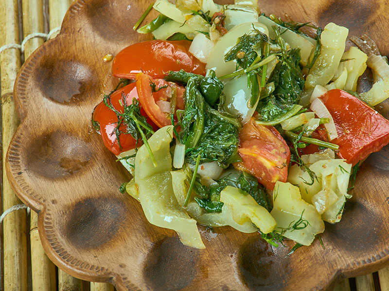 Stewed Spinach Greens