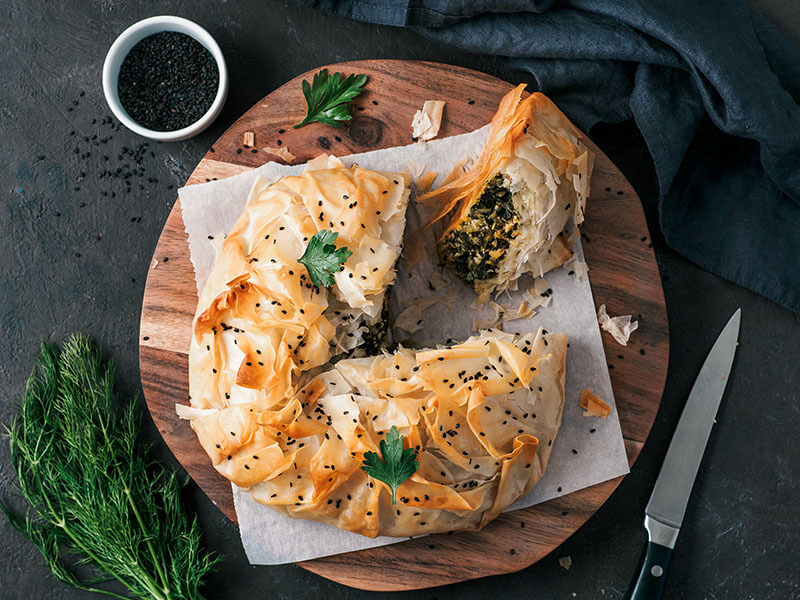 Types Greek Pies