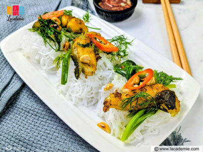 Vietnamese Turmeric Fish With Dill And Noodles Recipe